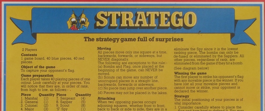 The Rules of Stratego